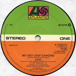 Chic My Feet Keep Dancing USED VINYL 12INCH 45 RPM SINGLE