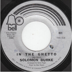 Solomon Burke In The Ghetto USED VINYL 7INCH 45 RPM