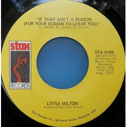 Little Milton If That Ain't A Reason (For Your Woman To Leave You) / Mr. Mailman (I Don't Want No Letter) USED VINYL 7INCH 45 RPM