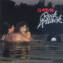 Various Q-FM-96 Rock Attack Hometown Album 5 Vinyl LP USED