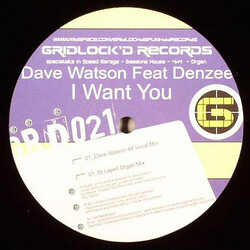 Dave Watson (2) / Denzee I Want You Vinyl 12" USED