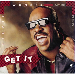 Stevie Wonder / Michael Jackson Get It VINYL 7" USED