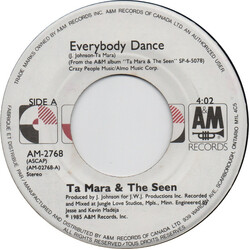 Ta Mara & The Seen Everybody Dance VINYL 7" USED
