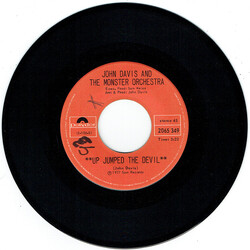 John Davis & The Monster Orchestra Up Jumped The Devil USED VINYL 7INCH 45 RPM STEREO