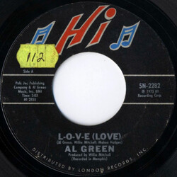 Al Green L-O-V-E (Love) USED VINYL 7INCH 45 RPM STYRENE