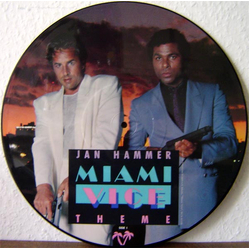 Jan Hammer / Glenn Frey Miami Vice Theme / You Belong To The City Vinyl 12" USED