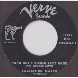 Papa Bue's Viking Jazz Band / George Lewis (2) Salutation March Vinyl 7" USED