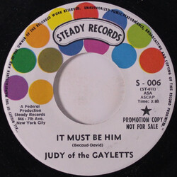 Judy Mowatt It Must Be Him / I've Fallen In Love With A Married Man USED VINYL 7INCH 45 RPM PROMO