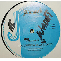 Flourgon / Fuzzy Jones / Richie Stephens Talk Bout Gun / One Look In Your Eyes USED VINYL 12INCH 45 RPM
