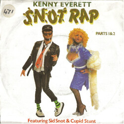 Kenny Everett Snot Rap USED VINYL 7INCH 45 RPM SINGLE