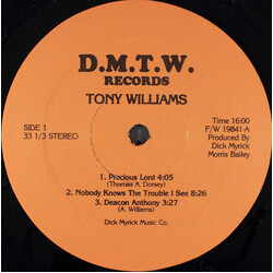Tony Williams (4) Tony Williams Vinyl LP USED