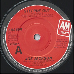 Joe Jackson Steppin' Out USED VINYL 7INCH 45 RPM SINGLE STEREO