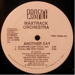 Maxtrack Orchestra Another Day USED VINYL 12INCH 33 S RPM PROMO