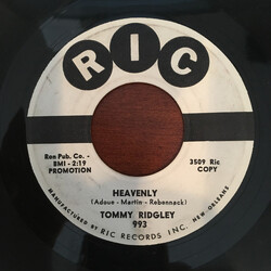 Tommy Ridgley Heavenly USED VINYL 7INCH 45 RPM PROMO