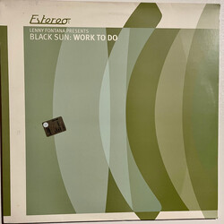 Lenny Fontana / Black Sun (5) Work To Do USED VINYL 12INCH 33 S RPM