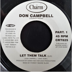 Don Campbell Let Them Talk USED VINYL 7INCH 45 RPM SINGLE