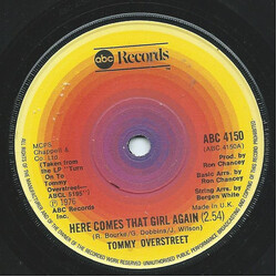 Tommy Overstreet Here Comes That Girl Again Vinyl 7" USED