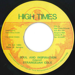 Stranger Cole Soul And Inspiration USED VINYL 7INCH 45 RPM SINGLE