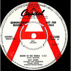 Matt Monro Where In The World USED VINYL 7INCH 45 RPM PROMO