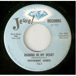 Peppermint Harris Raining In My Heart / My Time After A While USED VINYL 7INCH 45 RPM SINGLE