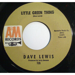 Dave Lewis (4) Little Green Thing / Lip Service USED VINYL 7INCH 45 RPM