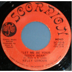 Kelly Leroux Let Me Be Your Teddy Bear USED VINYL 7INCH SINGLE STEREO MONO