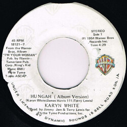 Karyn White Hungah USED VINYL 7INCH 45 RPM SINGLE