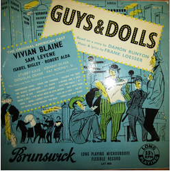 "Guys & Dolls" Original Broadway Cast / Robert Alda / Vivian Blaine / Sam Levene Guys & Dolls: A Musical Fable Of Broadway Vinyl LP USED