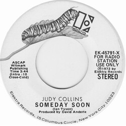 Judy Collins Someday Soon / Suzanne USED VINYL 7INCH 45 RPM PROMO