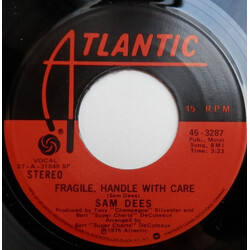 Sam Dees Fragile, Handle With Care / Save The Love At Any Cost USED VINYL 7INCH 45 RPM SINGLE STEREO