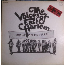 The Voices Of East Harlem Right On Be Free Vinyl LP USED
