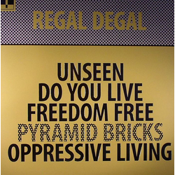 Regal Degal Pyramid Bricks Vinyl 12" USED