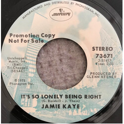 Jamie Kaye Take Me All The Way USED VINYL 7INCH 45 RPM PROMO
