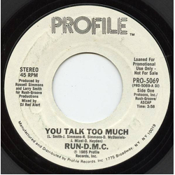 Run-DMC You Talk Too Much Vinyl 7" USED