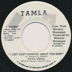 Tata Vega I Just Keep Thinking About You Baby USED VINYL 7INCH SINGLE