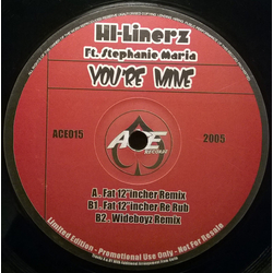 Hi-Linerz / Stephanie Maria You're Mine Vinyl 12" USED