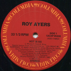 Roy Ayers Hot USED VINYL 12INCH 33 S RPM STEREO