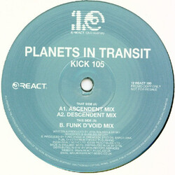 Planets In Transit Kick 105 Vinyl 12" USED