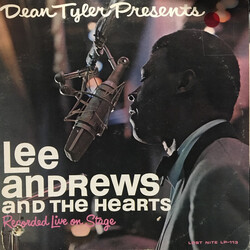 Lee Andrews & The Hearts Dean Tyler Presents Lee Andrews And The Hearts - Live On Stage Vinyl LP USED