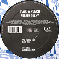 Peak & Punch Rubber Ducky Vinyl 12" USED