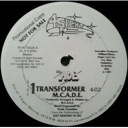 MC ADE Transformer USED VINYL 12INCH 33 S RPM PROMO