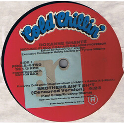 Roxanne Shanté Brothers Ain't Sh*t (Censored Version) USED VINYL 12INCH PROMO SINGLE 33 S RPM