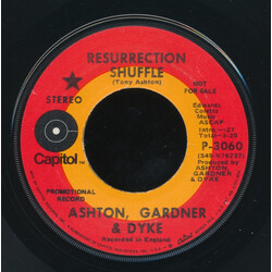 Ashton, Gardner & Dyke Resurrection Shuffle USED VINYL 7INCH 45 RPM PROMO