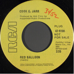 Cook E. Jarr Red Balloon USED VINYL 7INCH 45 RPM PROMO