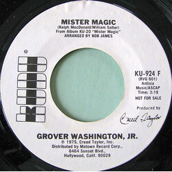 Grover Washington, Jr. Mister Magic USED VINYL 7INCH 45 RPM PROMO STYRENE