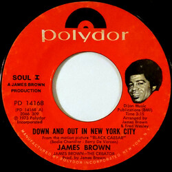 James Brown Down And Out In New York City USED VINYL 7INCH 45 RPM