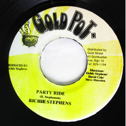 Richie Stephens Party Ride USED VINYL 7INCH 45 RPM