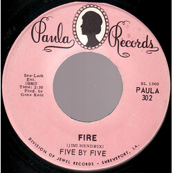 Five By Five Fire / Hang Up USED VINYL 7INCH 45 RPM