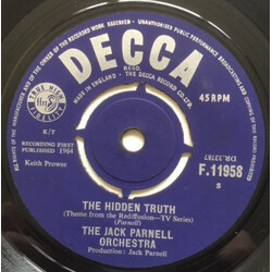 Jack Parnell & His Orchestra The Hidden Truth USED VINYL 7INCH 45 RPM