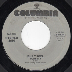 Billy Joel Honesty / Sometimes A Fantasy USED VINYL 7INCH